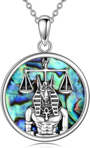 Scales of Justice Necklace Sterling Silver Balance Libra Pendant Justice Jewery Lawyers and Attorneys Themed Gift for Men Women in Kuwait