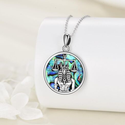 Scales of Justice Necklace Sterling Silver Balance Libra Pendant Justice Jewery Lawyers and Attorneys Themed Gift for Men Women in Kuwait