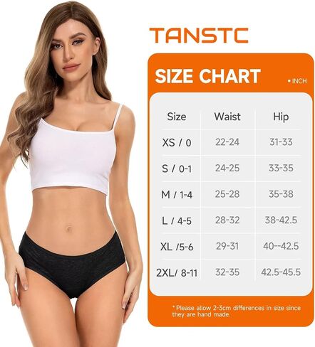 TANSTC ملابس داخلية للنساء، سراويل داخلية ثقيلة التدفق، سراويل داخلية محببة للحيض، للنساء المراهقات والبنات، 3 قطع in Kuwait