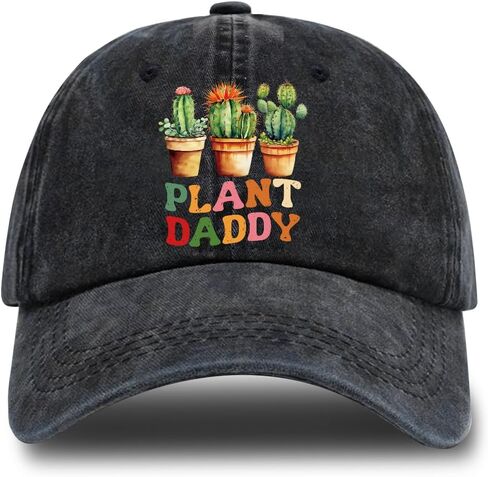 Plant Adjustable Washed Cotton Baseball Cap, Funny Succulents Trucker Hat Gift for Men Women Dad Mom Plant Lover in Kuwait