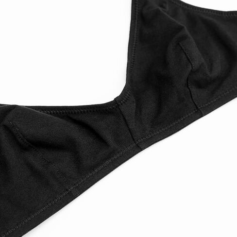 Bralettes for Women Wireless Unlined Cotton Bras V-Neck Triangle Bralette in Saudi Arabia