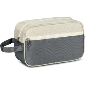 Travel Toiletry Bag for Men Women,Toiletries Dopp Fit, Water Resistant Shaving Bags,Small Bathroom Hygiene Organizer Pouch