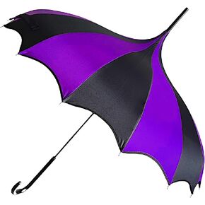 Full Size Dark Wing Pagoda Umbrella - Ideal for All Weather, Perfect for Vampires, Gothic Enthusiasts, and Lovers of Unique Bat Wing Style