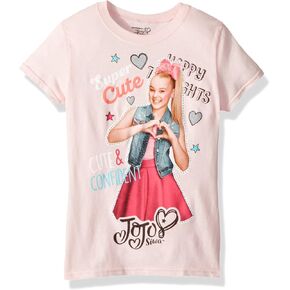 JoJo Siwa Girls Cute & Confident Short Sleeve T-Shirt