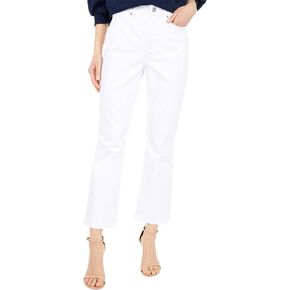 NYDJ Women's Slim Bootcut Ankle Jeans In Optic White