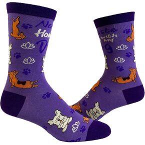 Crazy Dog T-Shirts Womens Animal Socks Cute Socks with Fun Animals and Sarcastic Sayings Funny Socks