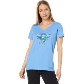 Life is Good Beescape Short Sleeve Crusher™ Vee