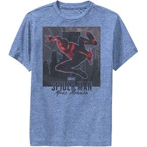Marvel Spider-Man: Miles Shattered Morales Boys Short Sleeve Tee Shirt