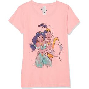 Disney Girl's Jasmine and Ali T-Shirt