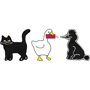 Set of 3 CPR Certified and Meowdy Patches - Morale Patch Badges Emblem Applique Hook Patches for Clothes Backpack Accessories - Embroidered Display for Memorabilia