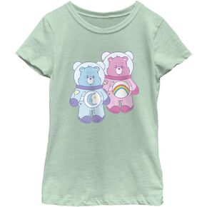 Fifth Sun Care Bears Space Suits Girls Short Sleeve Tee Shirt