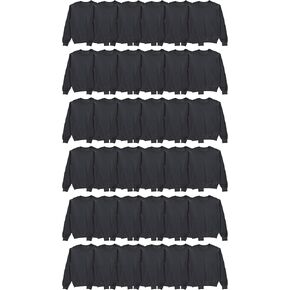 BILLIONHATS 36 Pack Mens Adult Crewneck Fleece Lined Pullover Sweatshirt Bulk, Men Sweatshirts, Homeless Shelter Donation