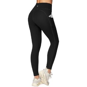 IUGA Compression Leggings for Women Tummy Control No Front Seam Leggings with Pockets High Waisted Workout Yoga Pants