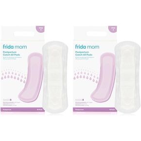 Frida Mom Postpartum Maternity Catch-All Pads for Maximum Absorbancy + Disposable Underwear (Regular Boyshort)