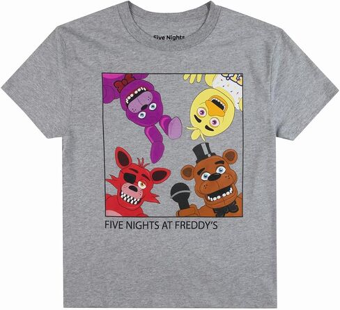 تي شيرت للأولاد من Five Nights At Freddy's Game Over بياقة دائرية وأكمام قصيرة مكونة من 4 قطع in Saudi Arabia