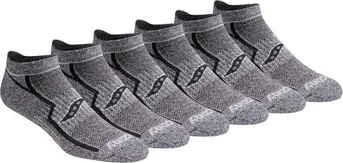 Saucony Men's RunDry Bolt Performance 6, 12, 18 Pairs No-Show Socks, M-XXL in Saudi Arabia