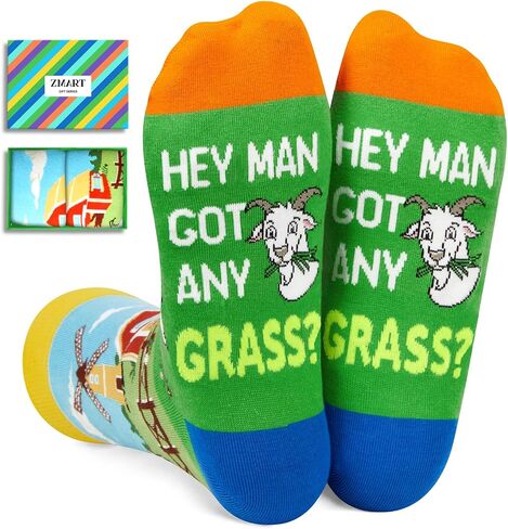 Zmart Funny Sloth Gifts Panda Gifts for Women Men, Fun Novelty Sloth Socks Panda Socks in Saudi Arabia
