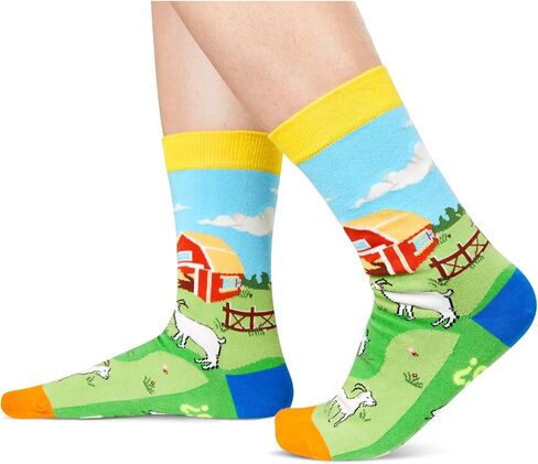 Zmart Funny Sloth Gifts Panda Gifts for Women Men, Fun Novelty Sloth Socks Panda Socks in Saudi Arabia