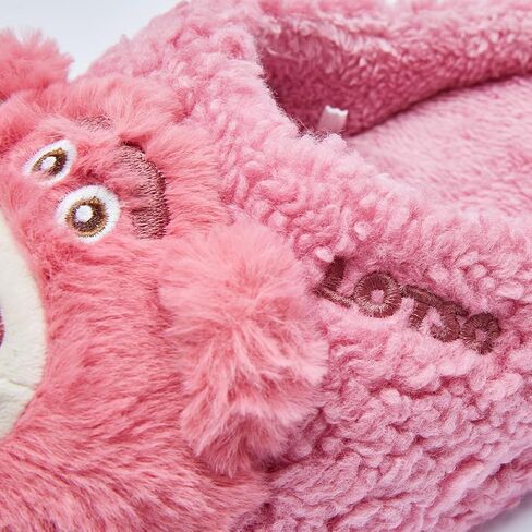 شبشب MINISO Disney Pixar Lotso النسائي الفخم لغرفة النوم في الأماكن المغلقة، حذاء منزلي مع نعل مطاطي مضاد للانزلاق للسيدات in Kuwait