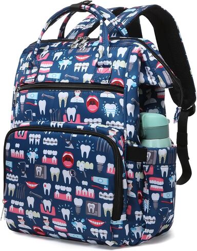 Gatycallaty Teacher Backpack for Women Teacher Laptop Bag Travel Work Gifts Teacher Bookbag Office Educators Large Capacity (BLUETEETH, 15.6 inches) in Kuwait