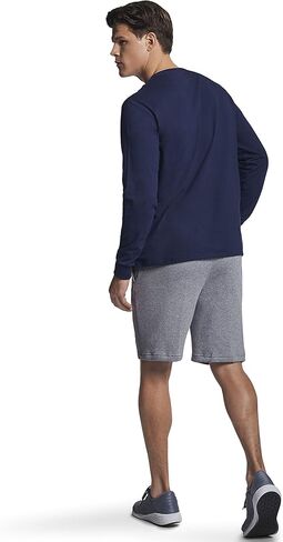 تيشيرتات Russell Athletic للرجال بأكمام طويلة من مزيج القطن، ماصة للرطوبة، حماية من الروائح، عامل حماية من الأشعة فوق البنفسجية 30+، مقاسات S-3x in Kuwait