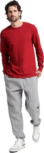 Russell Athletic Men's Dri-Power Cotton Blend Long Sleeve Tees, Moisture Wicking, Odor Protection, UPF 30+, Sizes S-3x in Saudi Arabia