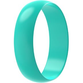 ThunderFit Silicone Wedding Ring for Women - Rubber Engagement Band - Width 5.5mm Thickness 1.5mm
