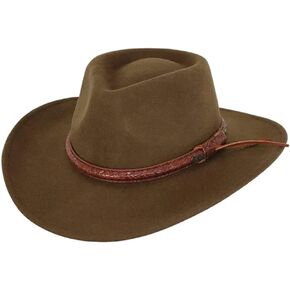 Outback Trading Company 1379 Men's Dusty Rider UPF 50 Water-Resistant Western-Style Wool Hat