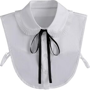 GUZOSJO Sailor Detachable Collar Shirt,Dickey Half Blouse False Collar for Lady Girls