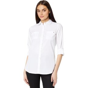 Tommy Hilfiger Women's Long Sleeve Easy Care Tunic