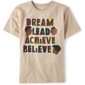 The Children's Place boys Positive Vibes Graphic Short Sleeve Tee