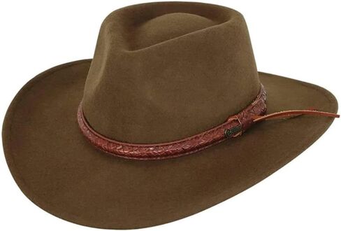 Outback Trading Company 1379 Men's Dusty Rider UPF 50 Water-Resistant Western-Style Wool Hat in Kuwait