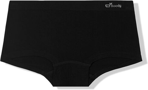 سراويل داخلية قصيرة للأولاد من Boody للسيدات، سراويل داخلية مريحة بدون خياطة للنساء، ارتفاع منخفض وتغطية كاملة، فسكوز الخيزران in Kuwait