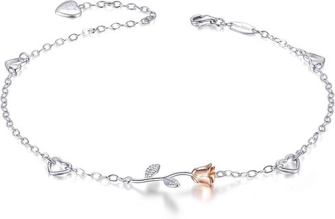 Infinity Ankle Bracelets for Women Anklet for Women 925 Sterling Silver Infinity Charm Chain Layered Adjustable ankle Bracelet Jewelry for Her Women (A3-Infinity) in Saudi Arabia