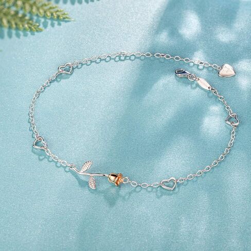 Infinity Ankle Bracelets for Women Anklet for Women 925 Sterling Silver Infinity Charm Chain Layered Adjustable ankle Bracelet Jewelry for Her Women (A3-Infinity) in Saudi Arabia