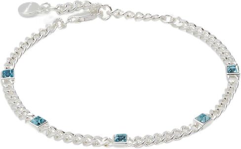 Alex and Ani AA7398234SS,Birthstone Curb Chain Bracelet in Saudi Arabia