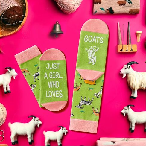 جوارب Zmart Farm Animal للنساء - جوارب الخيول، هدايا الخنازير، هدايا الماعز، جوارب البقرة، جوارب الدجاج in Saudi Arabia