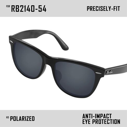 عدسات بديلة مستقطبة من TRUSHELL لنظارة Ray-Ban Wayfarer RB2140 الشمسية in Kuwait