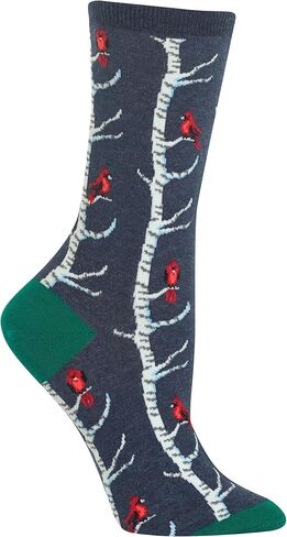 Hot Sox Women's Fun Nature & Outdoors Crew Socks-1 Pair Pack-Cute & Funny Fashion Novelty Gifts in Saudi Arabia