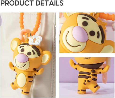 سلاسل مفاتيح لطيفة من MINISO للنساء/الفتيات، ملحقات سلسلة مفاتيح ويني ذا بوه، سلاسل مفاتيح معصم لحقيبة الظهر ومفاتيح السيارة in Kuwait