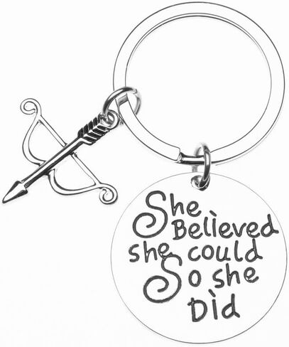 Sportybella - Archery Coach Keychain, Archery Gift, Archery Coach Thank You Gifts in Saudi Arabia