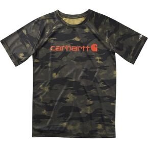 Carhartt Boys' Force Short Sleeve Camo T-Shirt
