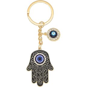 Evil Eye Keychains Bag Purse Keychains Good Luck Amulet protection Charm Keychains for Women Men