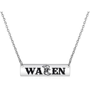 Country Music Necklace Stainless Steel Western Women Gift Singer Boot BecklaceWomen Gift