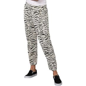 VELVET BY GRAHAM & SPENCER بنطال رياضي نسائي من الصوف Sang Zebra