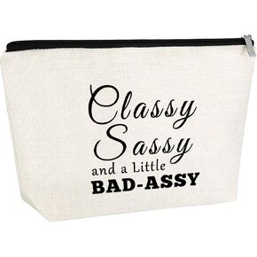 Friendship Gift Makeup Bag Gift for Women Best Friends Gift Cosmetic Bag Novelty Gift Female Birthday Christmas New Year Gifts for Friends Graphic Sarcastic Gift for Coworkers Employer Sister