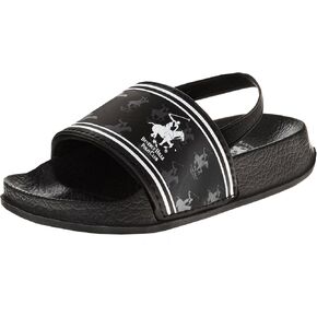 Beverly Hills Polo Club Boy's Slides Comfortable Non-Slip Sandals (Toddler-Big Kid)