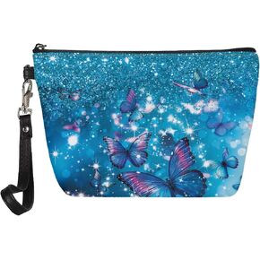 GIFTPUZZ Custom Design Womens Travel Fashion Makeup Bag Cosmetic Pouch Zipper Bag Toiletry Jewelry Jewelry Digital Organization Storgae PU Leather Waterproof Customized Purse in Kuwait