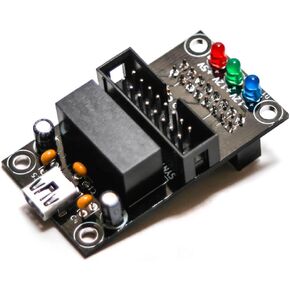 USB Power - Mini Eurorack Power Supply (Recom, two headers on top)