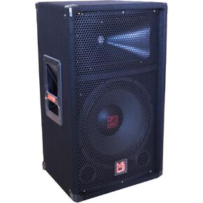 MR DJ PSS-1200 Single 12" Passive 1200 Watts 2-Way DJ/PA PRO Audio Loudspeaker